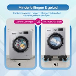 Roegaarden Wasmachine Verhoger - Wasmachine Opbouwmeubel - Anti-Trilling - 8 Poten voor Extra Stevigheid - Tot 300 Kg — thumbnail 2