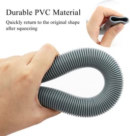 Universele Afvoerslangenset voor Wasmachines en Vaatwassers, 1 Meter, Compleet met Accessoires — thumbnail 4