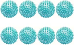 8 Stuks - Wasbollen - Wasbollen voor wasmachine - herbruikbaar - 6*6 cm - blauw - kunststof - voor het reinigen van kleding thuis — thumbnail 1
