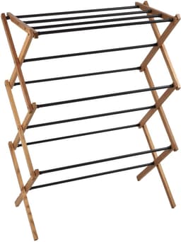 Ferrara houten staande droger met stalen stangen 60 cm voor auto's. montage — thumbnail 1