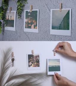 Ibenzoa® Charmante Houten Mini-Knijpers voor Creatieve Fotodisplays en Inspiratieborden, Set van 50 Stuks — thumbnail 2