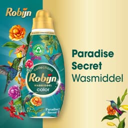 6 x Robijn - Klein & Krachtig Collections Color Paradise Secret - Vloeibaar Wasmiddel - 19 Wasbeurten - Wasmiddel - Kleurwas - Wasverzachter - Biologisch Afbreekbaar - Duurzaam — thumbnail 2