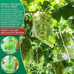 Druivenbeschermzakken 120 stuks - Fruitbescherming met Trekkoord 20x30 cm — thumbnail 5