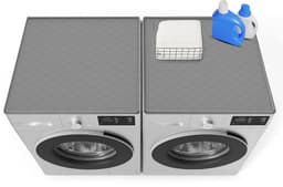 KOJY Anti-slip Wasmachine dempers Topmat – Wasmachine Verhoger - Trillingsdempend & Kraswerend – Grijs – Voor Wasmachine en Droger — thumbnail 1