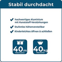 Droogmolen XL 40m - Ruimtebesparende en duurzame oplossing voor je wasgoed — thumbnail 3