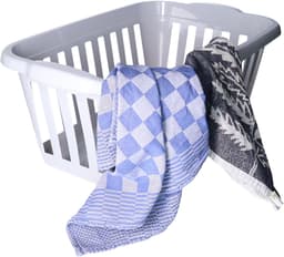 Plasticforte Wasmand - licht grijs - kunststof - 40 liter - 60 x 40 x 26 cm - manden voor wasgoed - huishouden - opbergmand — thumbnail 2