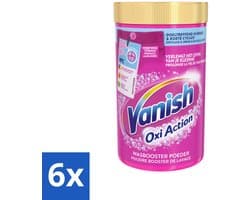 6 x Vanish Oxi Action - Vlekkenverwijderaar - Wasbooster - Gekleurde Was - 1.5 Kg - Vlekkenverwijderaar - Wasbooster - Gekleurde Was - Wasmiddel - Vlekken Verwijderen