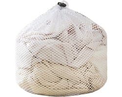 Duurzame grofmazige waszak, 3-pack