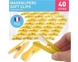 Verlichtende Wasknijpers - Soft Clips (40 stuks) voor een Duurzaam Huishouden
