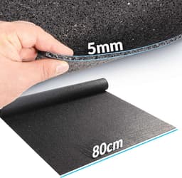 Antitrillingsmat - bouwbeschermingsmat - Rubber - antislip en duurzaam - 60 x 60 cm — thumbnail 4