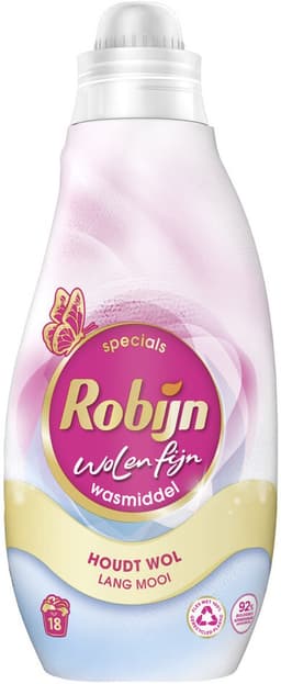 4 x Robijn Specials - Wol & Fijn - Vloeibaar Wasmiddel - 18 Wasbeurten - Wolwasmiddel - Wasmiddel Zijde - Wasmiddel Delicate Stoffen - Biologisch Afbreekbaar Wasmiddel - Milieuvriendelijk Wasmiddel — thumbnail 5