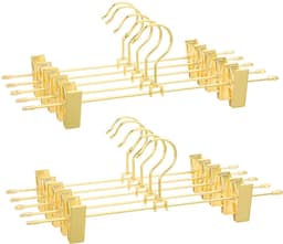 Kleiderhangers - Elegante Goldkleurige Ontwerp - 31 cm met 2 Rutschfesten Clips — thumbnail 1