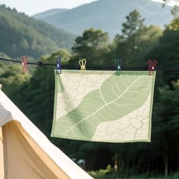 Reiswaslijn - Uittrekbare Camping Waslijn - Inclusief Waterdichte Tas — thumbnail 5