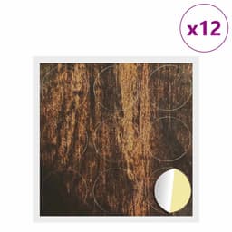 vidaXL - Zelfklevende - schroefcover - 12 - st - Oudhout - Ø - 20 - x - 0,5 - mm — thumbnail 2