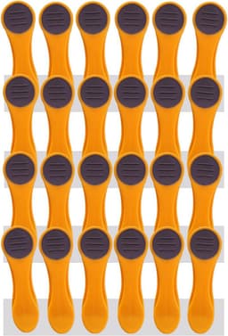 24 wasknijpers roestvrij staal met Soft Grip — thumbnail 2