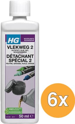 HG Vlekweg Nr2 - 6 x 50 ml - Voordeelverpakking — thumbnail 3
