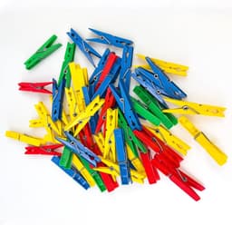 Wasknijpers Kunststof - Kledingklemmen - Kleding Drogen - Vrolijke Kleuren - 50 Stuks - Gekleurd — thumbnail 4