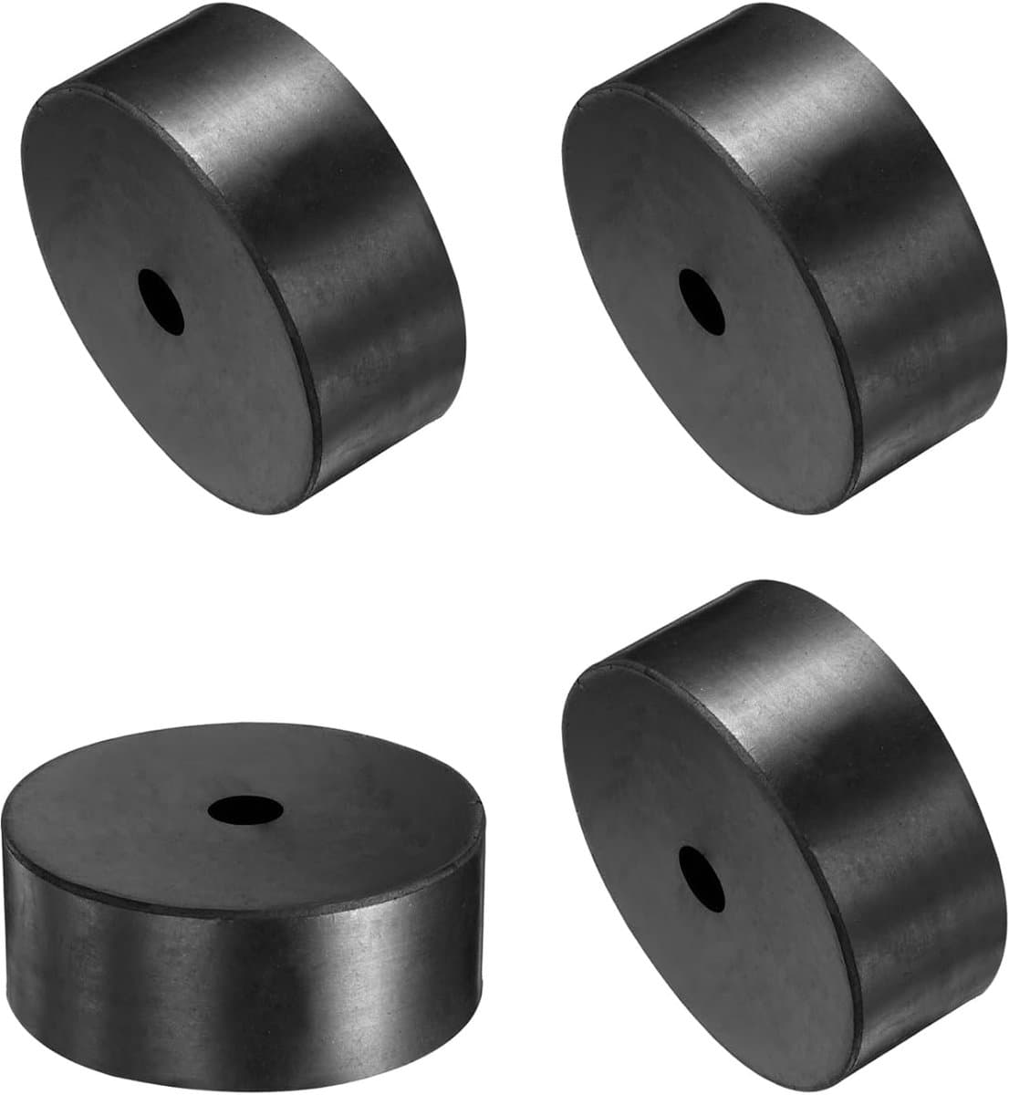 Rubberen Afstandhouders - Trillingsdempers Ringen - Apparaten Stabiliseren - Hoge Belastbaarheid - 100mm Buitendiameter - Zwart — afbeelding 1