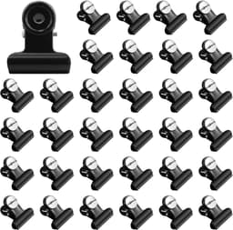 Punaises Paperclips - Bevestigingsclips - Foto's Ophangen - Stevige Metalen Clips - 20 mm - Zwart — thumbnail 1