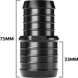 Kunststof Slang Verloopstuk 40mm naar 35mm Rechte Reductie Adapter voor Leidingen — thumbnail 3