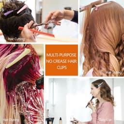 12x Alligator Haarclips Zonder Vouwen voor Haar Styling en Knippen - Professionele Sectie Clips — thumbnail 2