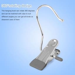 Clips voor Kleding en Schoenen - Roestvrijstalen Haakjes - 30 Stuks — thumbnail 3