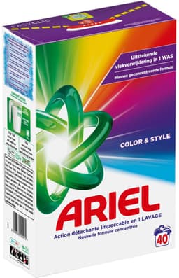 Ariel Waspoeder Color 40 Wasbeurten - 5 x 2 kg - Voordeelverpakking — thumbnail 4