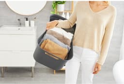 Flexibele Wasmand - 41 L - Antraciet — thumbnail 2