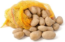 100 Stuks Aardappelzakken en Groentezakken met Trekkoord - Robuust en Ventilerend - 28x36 cm — thumbnail 2