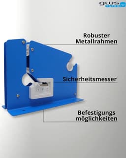 Zaksluiter met Metalen Frame - Inclusief 4 Rollen Groen - Sluit Zakken tot 12 mm — thumbnail 3
