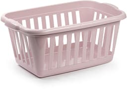 Plasticforte Wasmand - roze - kunststof - 40 liter - 60 x 40 x 26 cm - manden voor wasgoed - huishouden- opbergmand — thumbnail 1