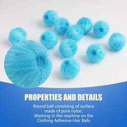 Allecto Plus - Herbruikbare dierenhaarverwijderaar (12 stuks) - Effectieve pluisverwijderaar voor wasmachine - Praktisch accessoire voor hondenhaar en kattenhaar - Wasverzorging essentieel. — thumbnail 4