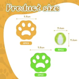 Allecto Plus - Dierenhaarverwijderaar voor wasmachine 12 stuks - Herbruikbare pluisballen haarvanger - Effectief tegen pluis en dierenhaar — thumbnail 2