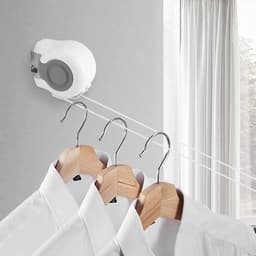 **Retractable Clothesline voor Binnen en Buiten Gebruik - Lengte Verstelbaar 13 m - Handig en Ruimtebesparend** — thumbnail 5