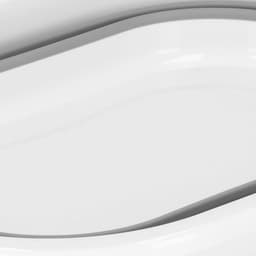Springos Wasmand - Opvouwbare Wasmand - Ovaal - 24L - Grijs/Wit — thumbnail 2