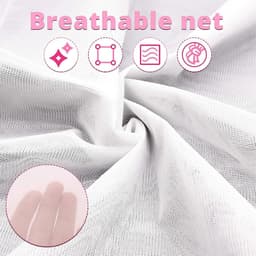 Set van 5 wasnetten voor wasmachine, waszak met ritssluiting, duurzame waszak, ontvang 10 vlekverwijderingsballen, voor gevoelige schoenen, babykleding — thumbnail 4