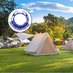 Drooglijnen-Uitschuifbare Waslijn -2 pcs - Uittrekbaar - Roldrooglijn- Waslijn Camping - Wasdraad- Met 12 clip — thumbnail 5