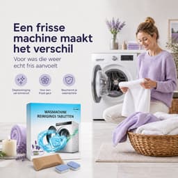 Wasmachine Reiniger Tabletten - 24 stuks - Lavendel Geur - Wasmachinereiniger Tegen Kalk, Vuil, Geurtjes & Vetluis - wasmachine reinigingstabletten — thumbnail 3