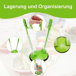 Baggy Rack - Houders - Keuken Organisatie - Handsfree Vullen - Verstelbaar - Groen — thumbnail 2
