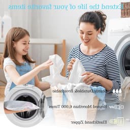 6-delige Wasnetten voor Wasmachine, 3 Maten Waszakken voor Kleding, Bescherming van Kleding, Ideaal voor Sweaters, Hemden en Ondergoed — thumbnail 3