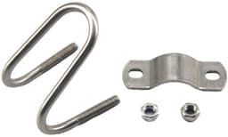 Dailygoody - M8x32x60 Rvs Pijp Clip - U-vormige Klem - Eenvoudig te installeren - Roestvrij staal - Geschikt voor binnen en buiten - 2 stuks U-vormige... — thumbnail 2