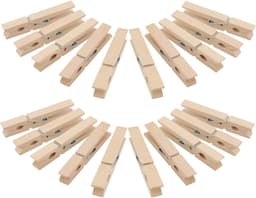 150 Stuks Houten Wasknijpers van 7 cm - Ideaal voor Kleding, Foto's en Creatieve Projecten — thumbnail 4