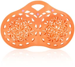 Allecto - Bra Wash Bags - Waszak voor BH's - Silicone Bescherming - Oranje - Ondergoed Waszak - Geschikt voor Cup 32A tot 38D — thumbnail 1