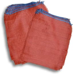 Groentezakken - Opbergzakken - Oogst bewaren - Ademend netweefsel - 43 x 63 cm - Rood — thumbnail 1