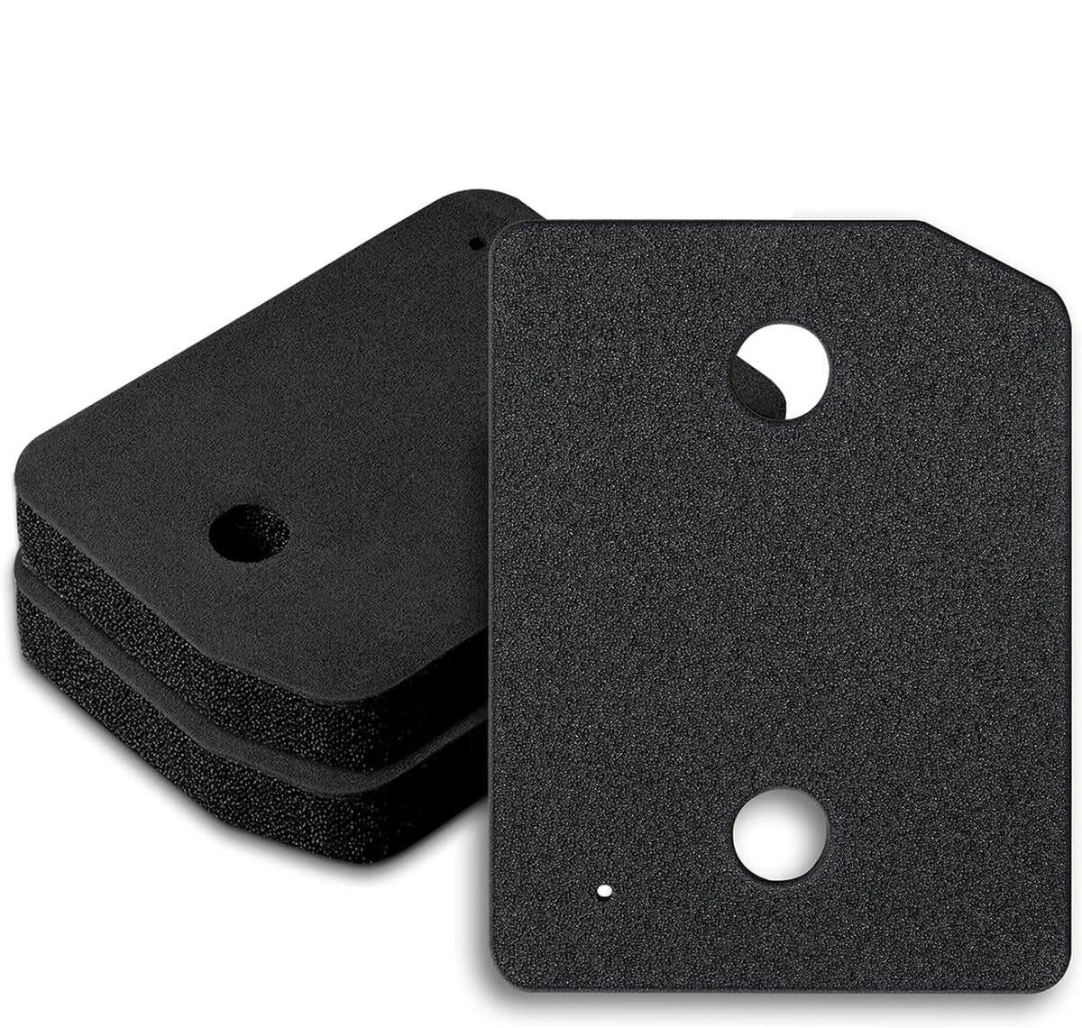 3 plintfilters vervanging geschikt voor alle Miele T1-drogers - plintfilter voor het filteren van pluizen in wasdrogers - vervangingsonderdeel 9164761 — afbeelding 1