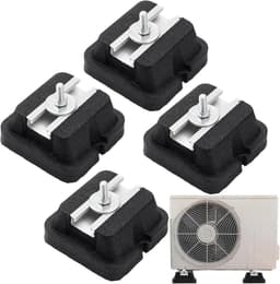 Montagebeugel Airco - Condensor Steun - Trillingen Dempen - Versterkte Ondersteuning - 4 Delig - Meerkleurig — thumbnail 5
