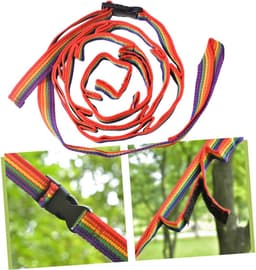 Reisbare Kledinglijn - Draagbare Drooglijn - Buiten Kleding Drogen - Verstelbaar Met Haken - 3 Stuks - Kleurrijk — thumbnail 3