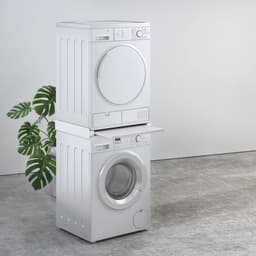 MIRA® Tussenstuk Wasmachine Droger - Stapelkit - Tussenstuk Wasmachine en Droger - Tussenstuk Wasmachine Droger Zwart - Tussenstuk Wasmachine Droger Aeg - Wit - 60cm x 72cm x 10cm — thumbnail 3