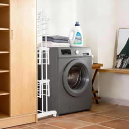 Verstelbaar droogrek met 6 opvouwbare vleugels op 3 niveaus, ideaal voor grote gezinnen en efficiënt drogen van wasgoed — thumbnail 4