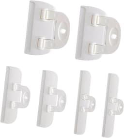 Zakken Klemmen - Afsluitclips - Voedsel Bewaren - Sterke Antislip Afsluiting - Set van 6 - Grijs — thumbnail 4